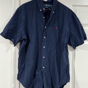 Ralph Lauren Men's Dark Blue Casual Shirt